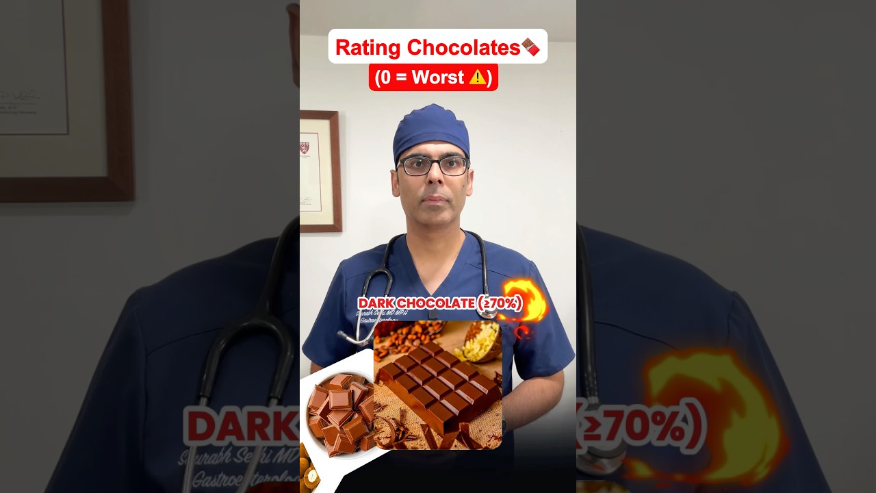 Gut Doctor RATES Chocolates You Eat Every Day 🍫⚠️