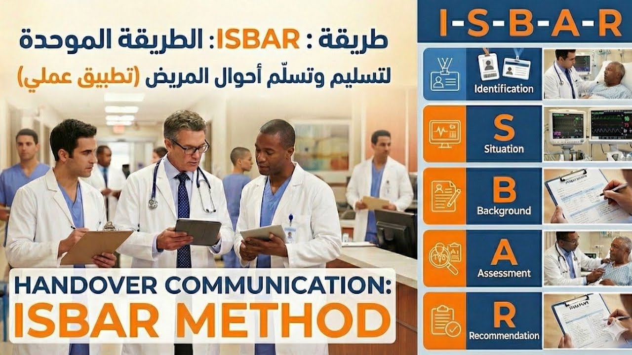كيفية تسليم وتسلم أحوال المريض باستخدام ISBAR (تطبيق عملى)