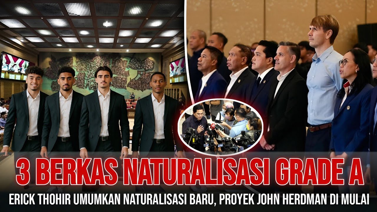 TIMNAS INDONESIA MENGERIKAN, 3 PEMAIN NATURALISASI INI BISA JADI GAME CHANGER