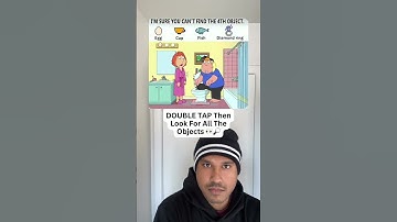 I’m sure you can’t find the 4th object.