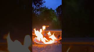 Hanging by the fire pit #subscribe #firepits #backyard #relaxing