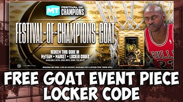 TYPE THIS FREE GOAT EVENT PIECE LOCKER CODE IN RIGHT NOW!!