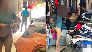 Delhi Palika Bazar Viral Video Woman Change Clothes Without A Dressing Room
