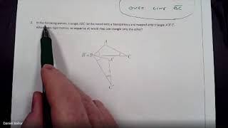 8th Grade Eureka Math Module 2: Lesson 10 - Sequencing Rigid Motions