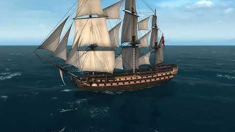 Rare Ship H.M.S. Implacable Baptism of Fire, Naval Action