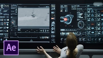 Monitor Screen Replacement Sci-Fi VFX | After Effects Tutorial