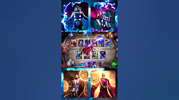 Marvel Duel Moments Ep.37 : Mighty Thor without mjolnir VS Dr Strange🧐🧐 #marvelduel