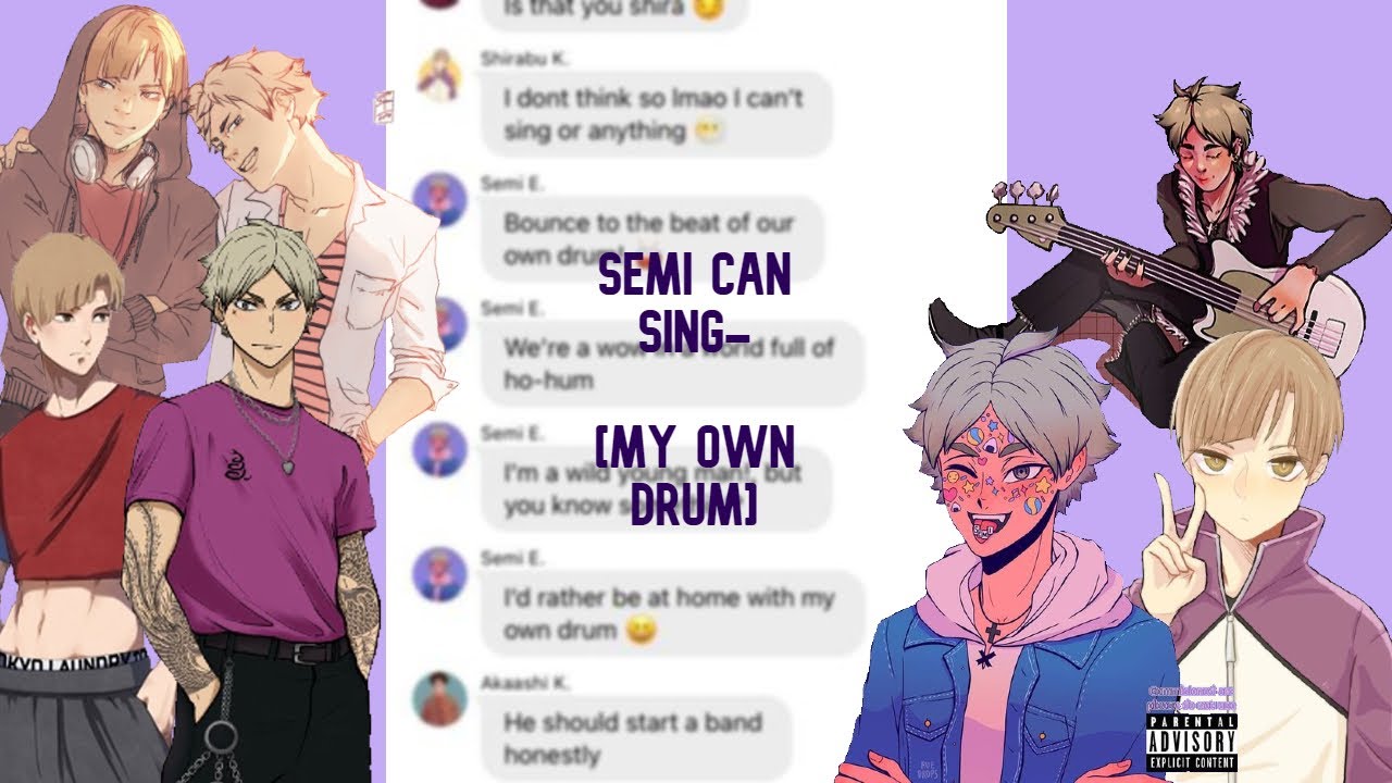 Semi Can Sing?!- || Haikyuu lryic prank || My Own Drum ||