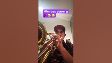 Thumbnail of MIENTRAS DUERMES #corridosbelicos #tutorialdetrombon #musica #corridos #viralvideo #music #juniorh