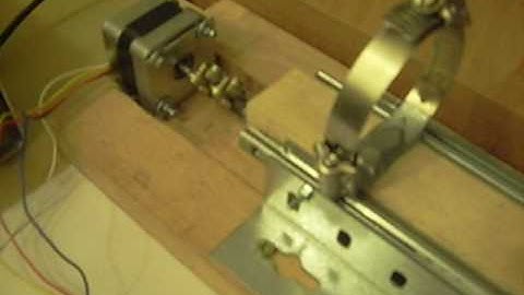 Z axis DIY Arduino CNC test