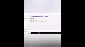 How to make a countdown timer in Python|Python Countdown Timer #python #shorts