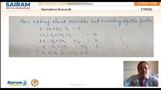 Lecture Video 3_17ME81_Module 2_Simplex Method_Yogananda.mp4
