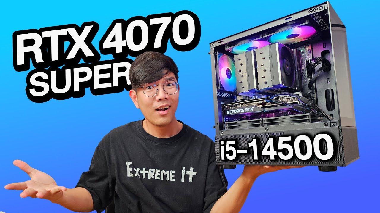 คอมเซตโคตรคุ้ม i5 14500 + RTX4070 Super ผ่อนเดือนละ 1,265 เล็ก แต่แรง!!