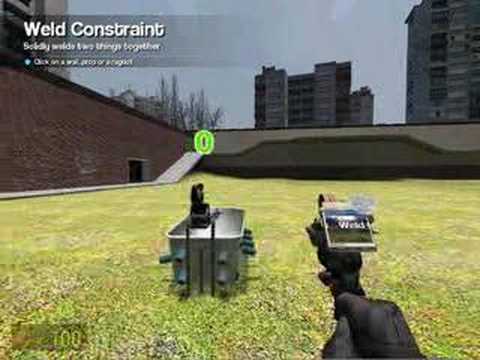 How to make a rocket bath on GMod
