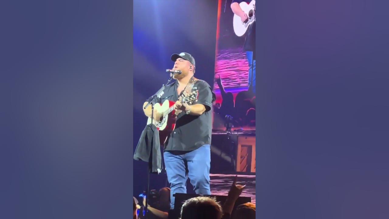 Luke Combs reacts to fans singing his song #shorts