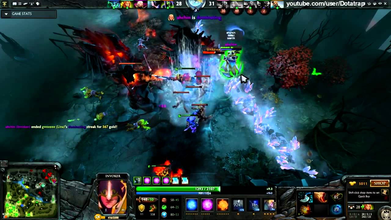 Poloson Invoker Dota 2 Gameplay 2014