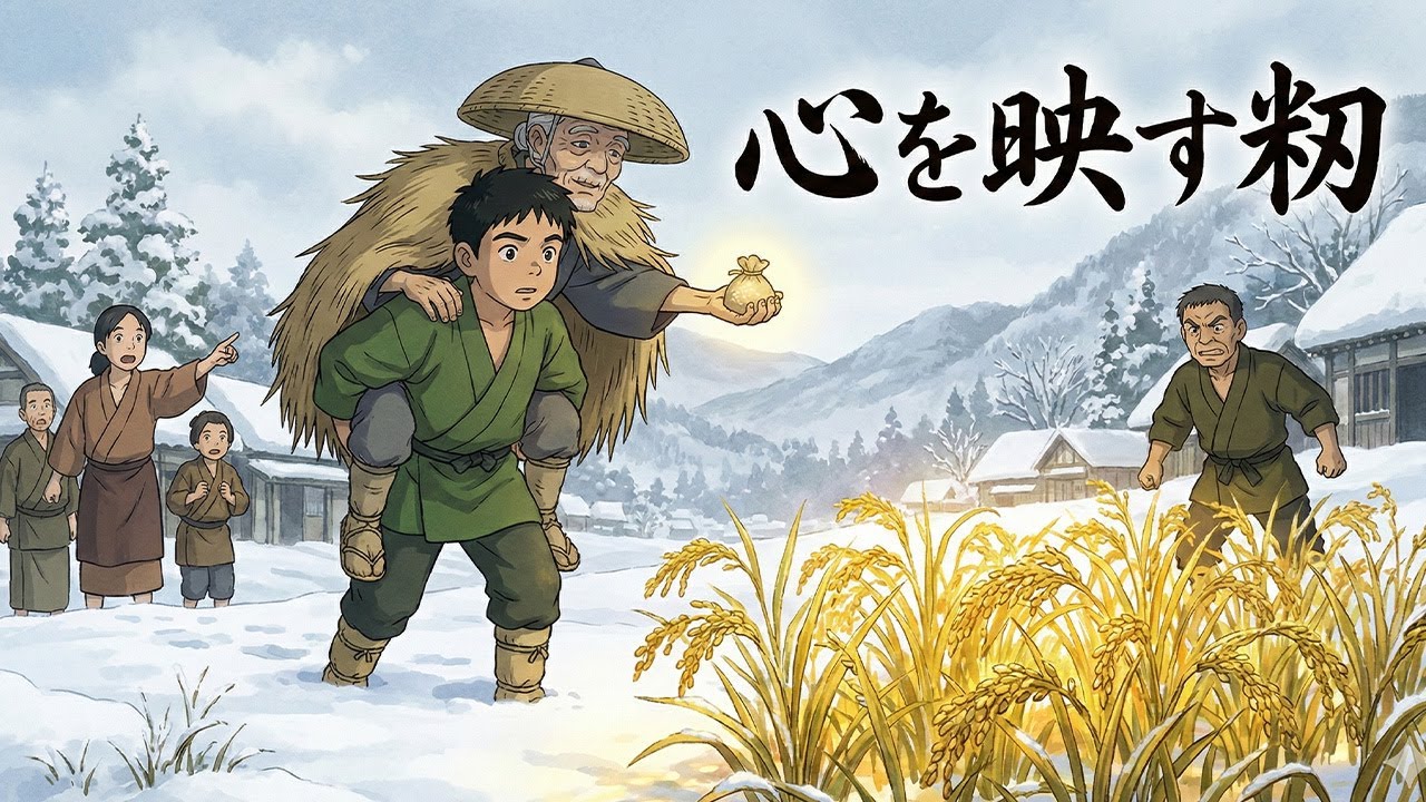 心を映す籾【情けの民話堂】#感動する話 #民話 #昔話