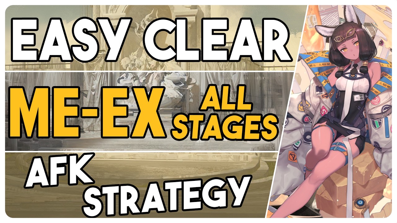 All ME-EX Stages | ME-EX-1 to 8 + Challenge Mode | AFK Easy Strategy |【Arknights - アークナイツ】