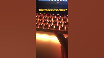 The thockiest click?