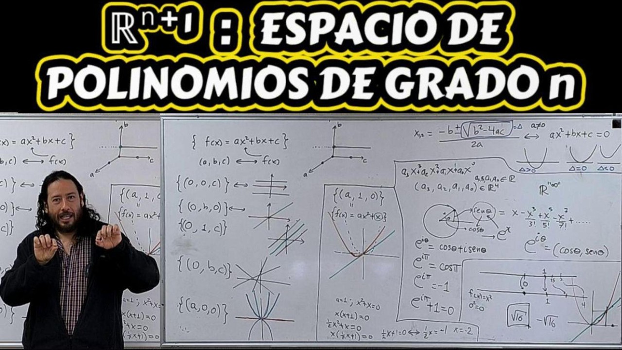 ℝⁿ⁺¹: Espacio de polinomios de grado n (Efraín Vega Landa)