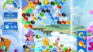 Bubble Witch 2 Saga Level 1776 with no booster & 4 bubbles left