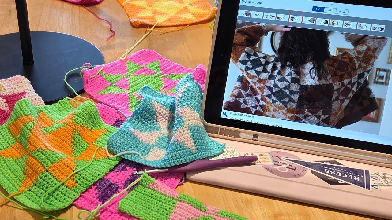 トップス TOWNCRAFT REVERSIBULE QUILT CARDIGAN The Heirloom Quilt Cardigan (how to crochet it) - YouTube