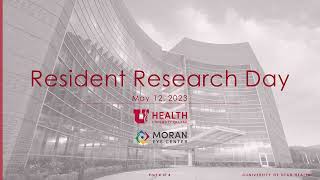 Resident Research Day 2023: Feedback Friday