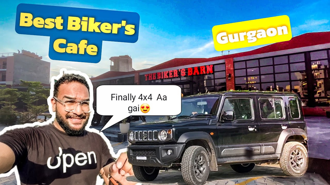 The Biker's Barn Cafe | Bikers Cafe in NCR | Jimny Review 2024