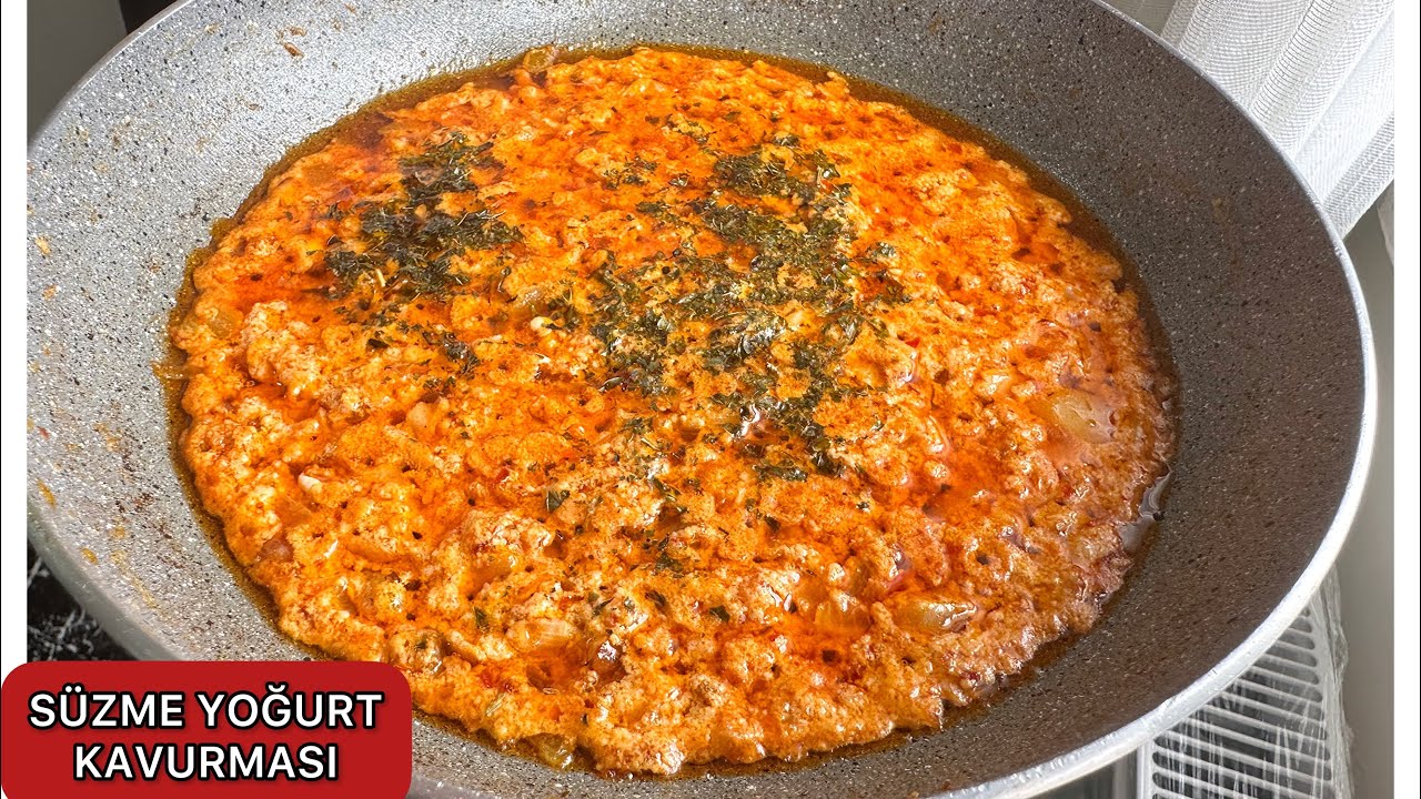 Kahvaltı Sofrası İçin Muhteşem bir tarif‼️SÜZME YOĞURT KAVURMASI