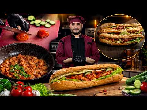 پخلی - د چکن سانډویچ چمتو کول