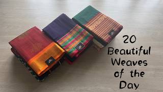 20 Beautiful Weaves of the Day | Shop on www.fabk.in | WhatsApp : 7338872202 #fabksarees #sareelove  screenshot 3
