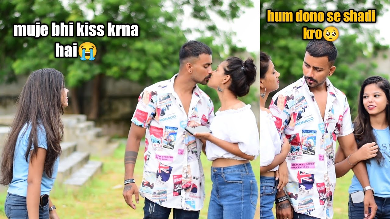 marriage prank / prank on girlfriend | gone extremely romantic kissing ...