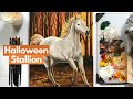 Learn to Draw and Paint a White Stallion Horse Running