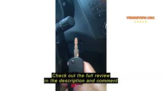 Review Keyless2Go Replacement for New Keyless Entry 3 Button Remote Flip Key Fob for Mazda 5 2 CX-7
