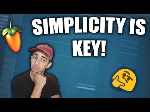 How to Make SIMPLE but FIRE Trap Beats - FL Studio Beatmaking