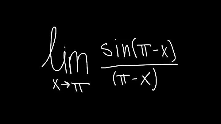 limit of sin(pi-x)/(pi-x)