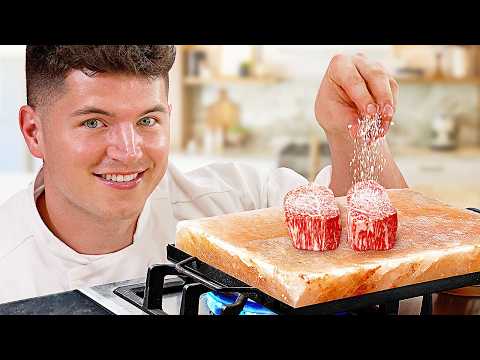 Cooking Wagyu on a 500 Degree Salt Rock