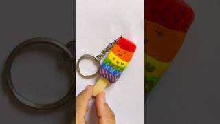 DIY Rainbow 🌈 ice Candy keychain #diykeychain #howmake #rainbow #foryou #explore #ytshorts #shorts