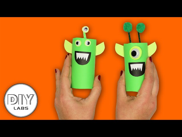 How to make an ALIEN using Paper Roll | Fast-n-Easy | DIY Labs class=