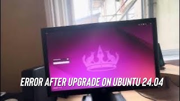 How to fix Oh no something went wrong on Ubuntu 24.04