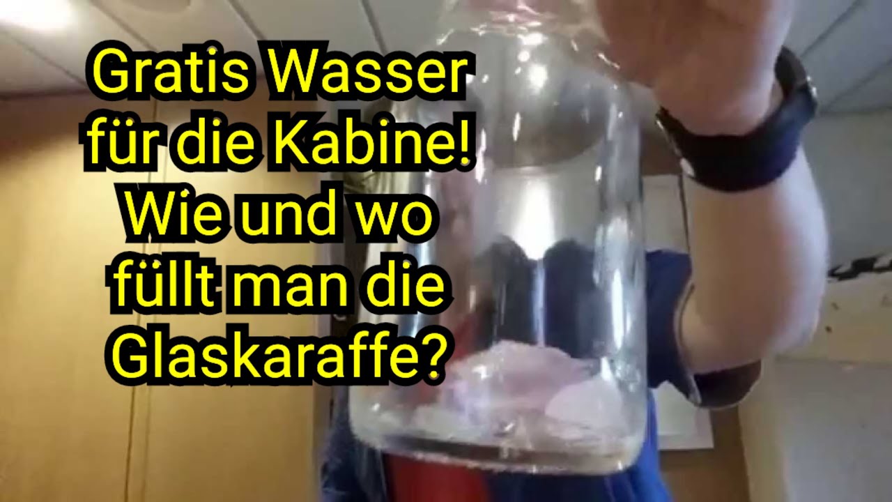 Tui Mein Schiff 1 Kabinengetränke Wasser Auf Der Kabine