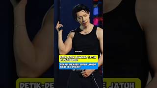 Detik-Detik Donghae Jatuh di Panggung! Reaksi Member Super Junior! #shorts #superjunior