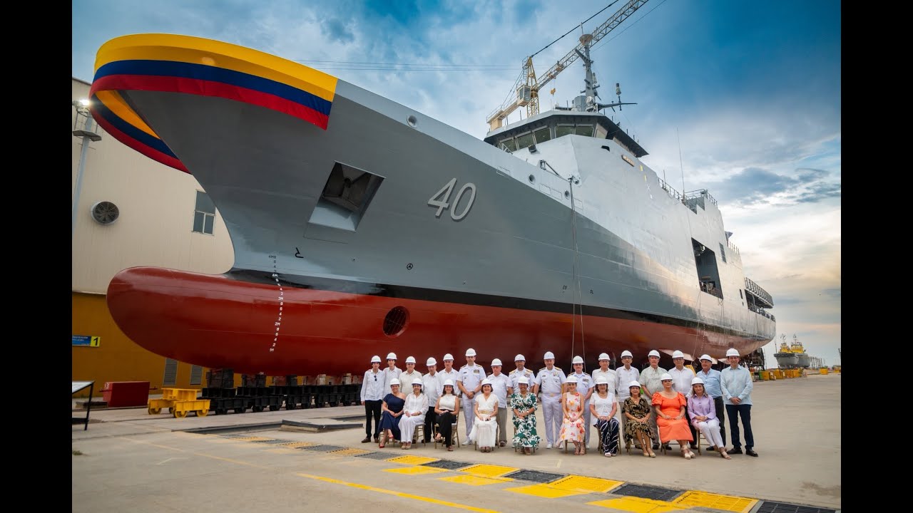 POC: La Patrullera Oceánica construida en Colombia por Cotecmar que ...