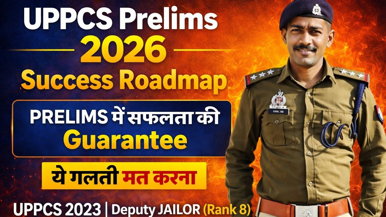 UPPCS PRELIMS 2026 के SUCCESS का Roadmap🔥🔥 |PRELIMS में सफलता की GUARANTEE ।ये गलती मत करना
