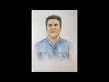 Bob Newby Drawing   Stranger Things  Pencil &amp; Watercolor