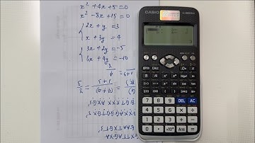 Hướng dẫn giải hệ phương trình trên máy tính Casio FX 580VNX