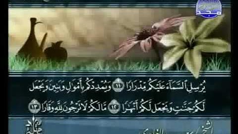 سورة نوح سعد الغامدي swrah nuh. saad alghamdi