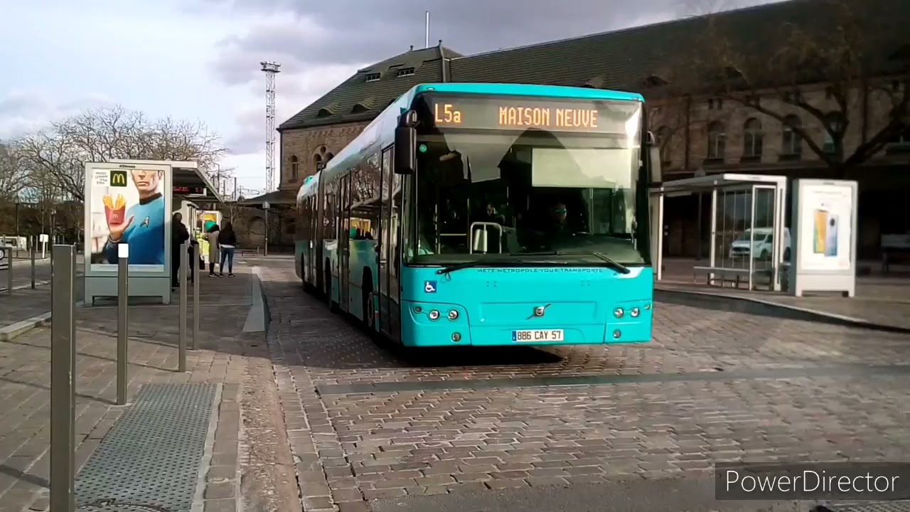 Passage de bus LeMet' à Metz