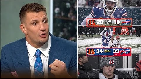 Josh Allen is THAT DUDE🔥 – Gronk ERUPTS as record TD run fuels wild 39-34 comeback over Bengals