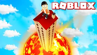 100 Story Floor Is Lava House Challenge! | Roblox